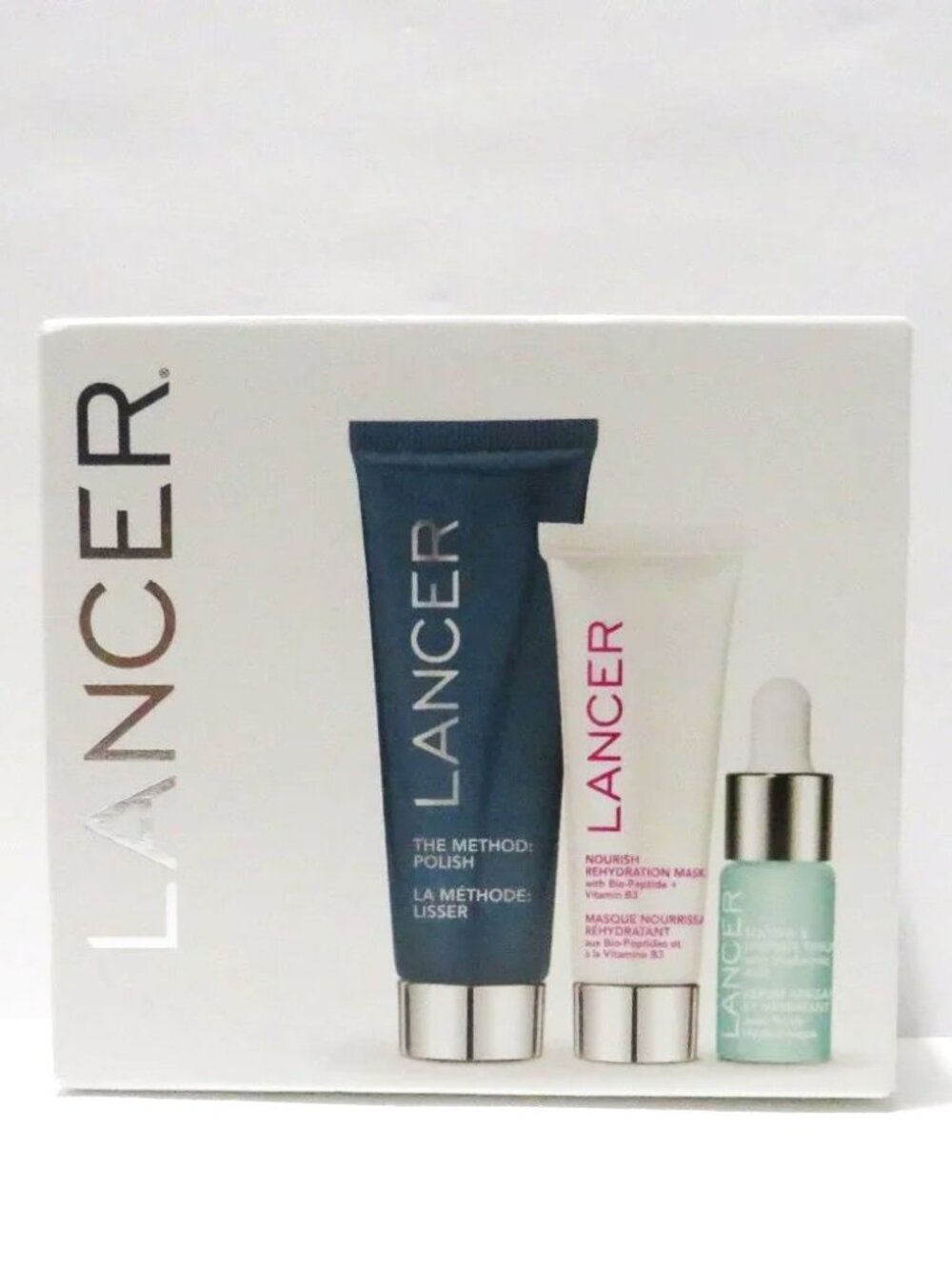 NIB LANCER Best-Sellers 3pc Skincare Set